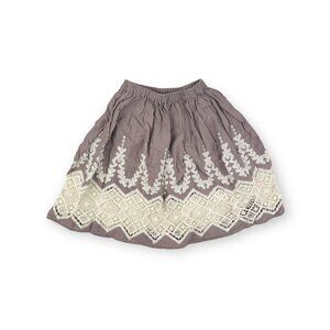 The MagPie Co Lace Woven Skirt